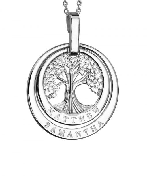 Double Ring "Tree of Life" Pendant